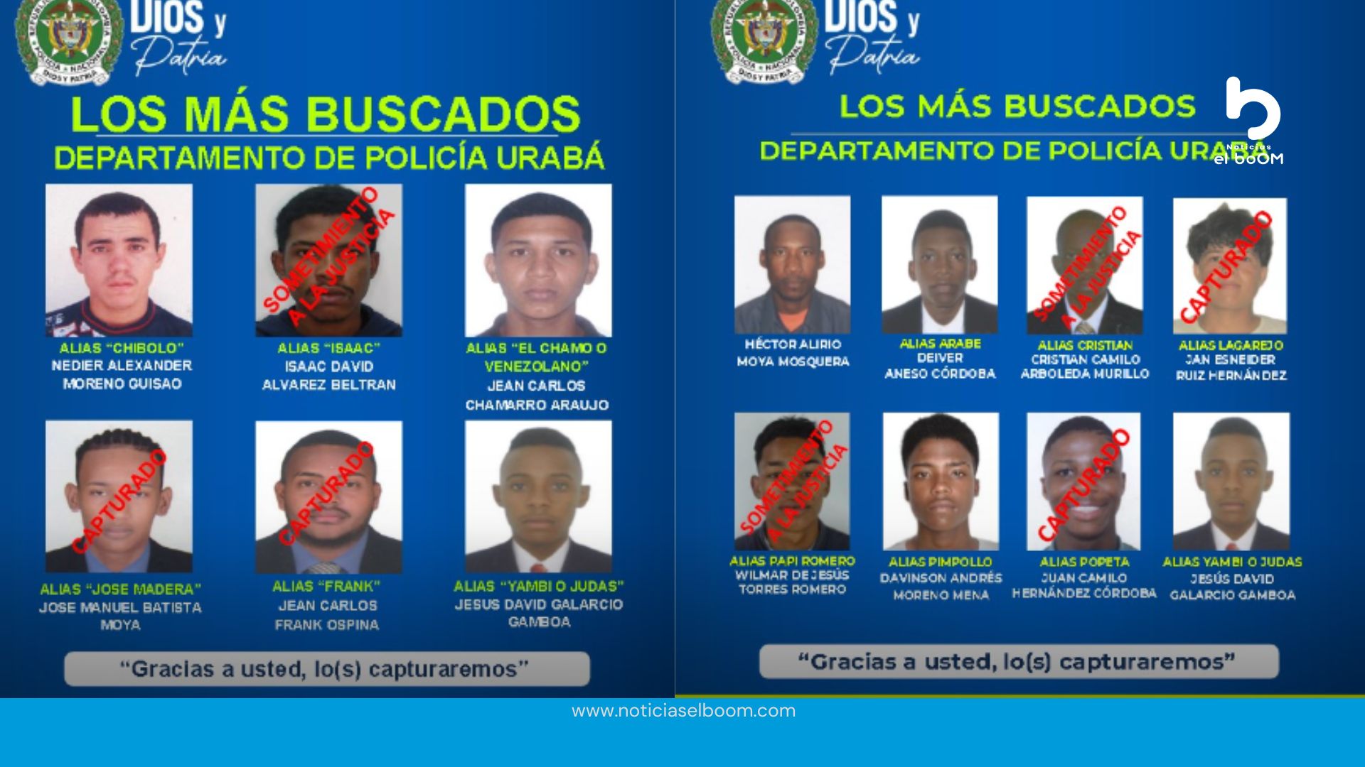 Este Es El Cartel De Los M S Buscados Por Hurto Y Homicidio En Urab